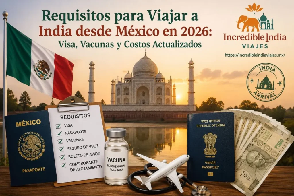 Visa India para mexicanos costo