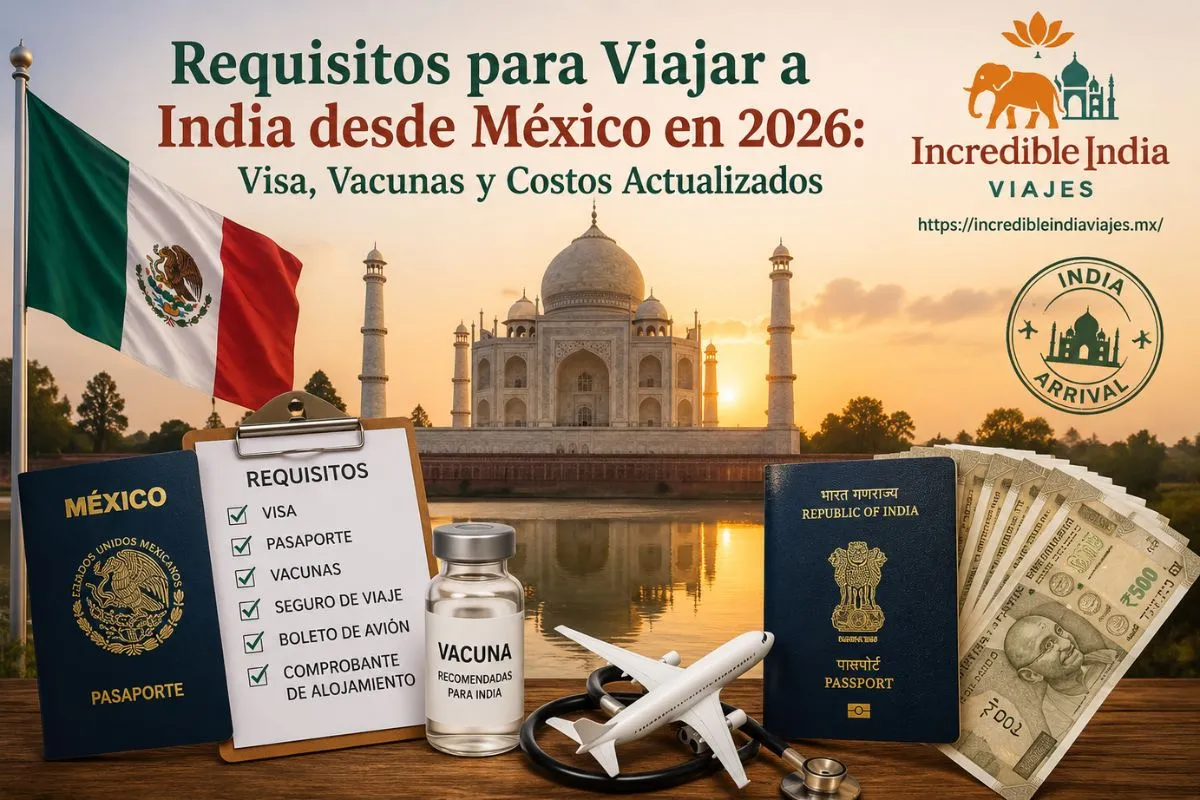 Visa India para mexicanos costo