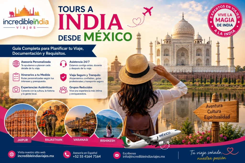 Tours a India desde Mexico