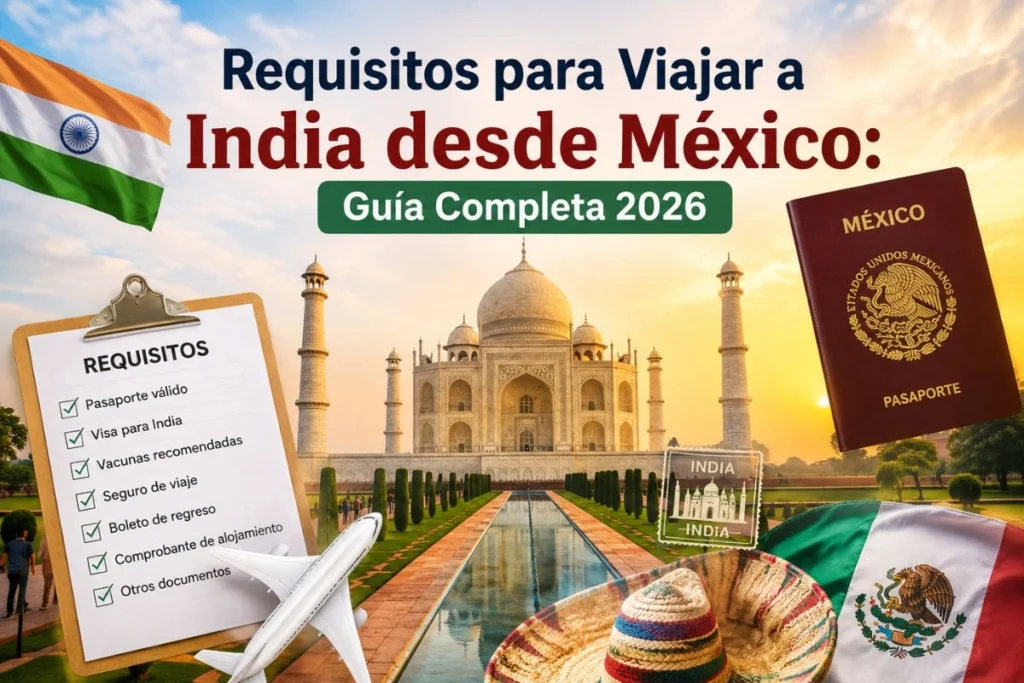 Requisitos para Viajar a India desde México