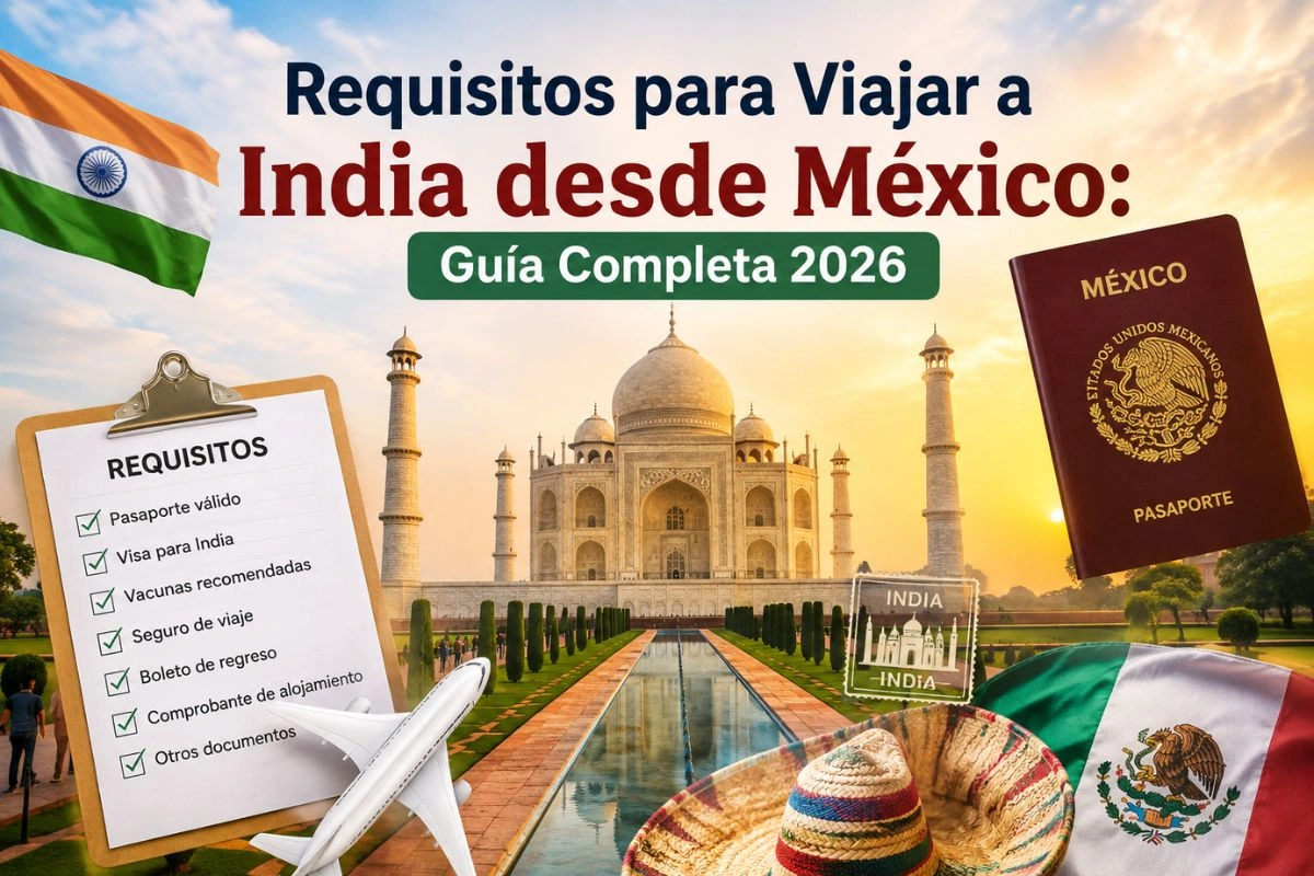 Requisitos para Viajar a India desde México