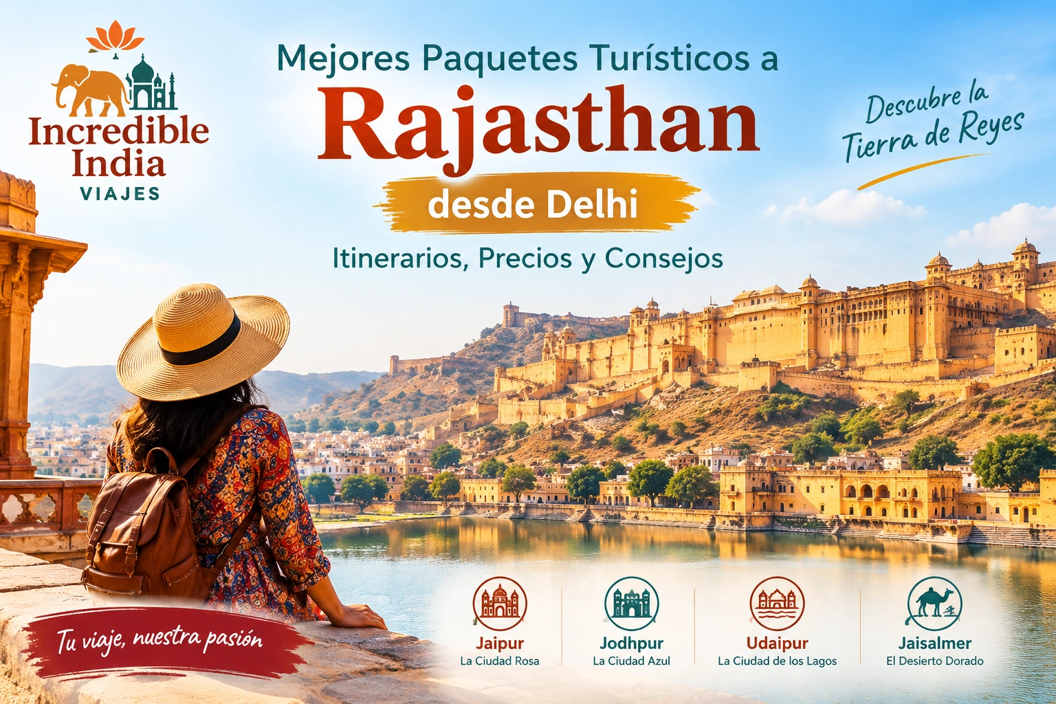 Mejores paquetes turísticos a Rajasthan desde Delhi