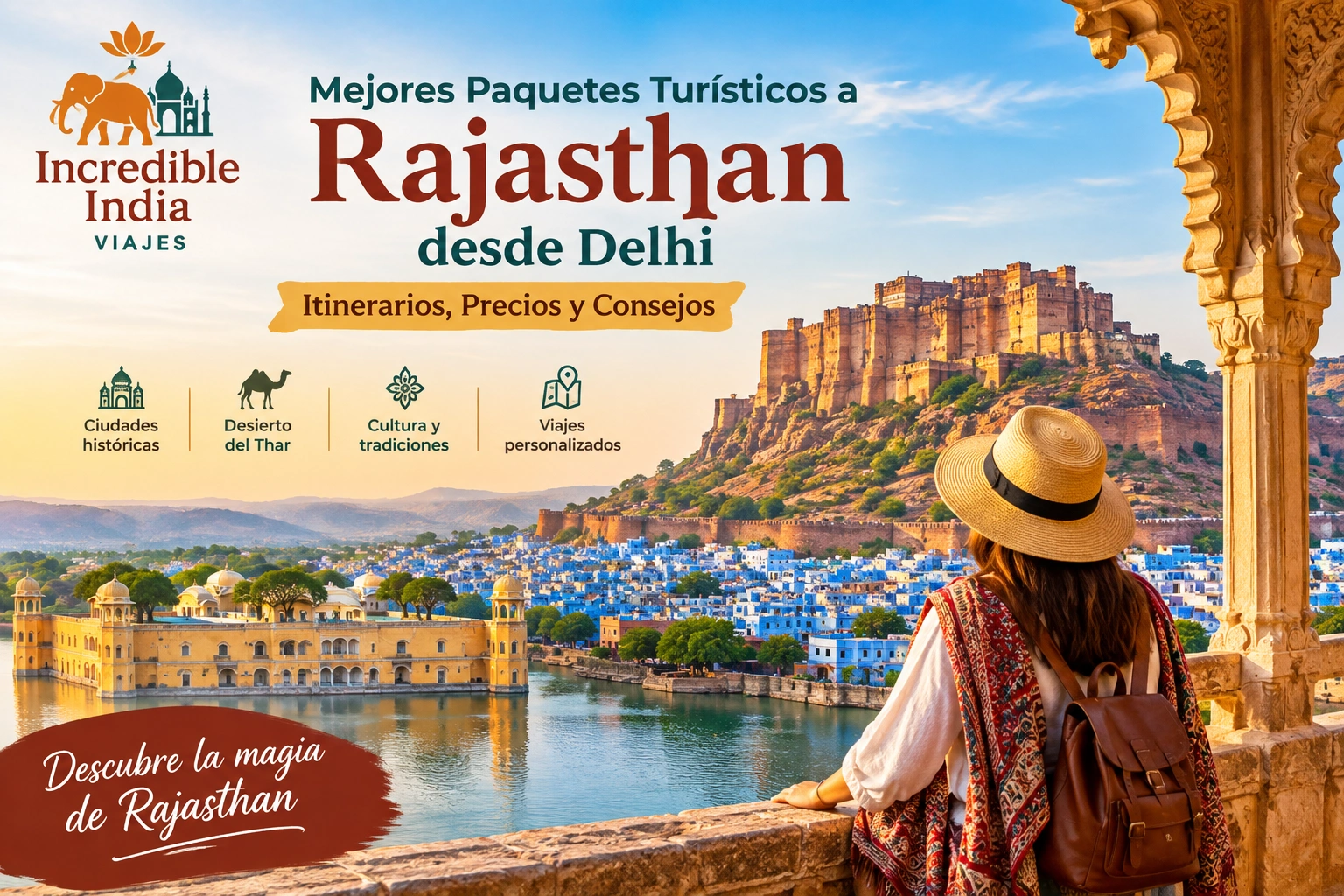 Mejores paquetes turísticos a Rajasthan desde Delhi