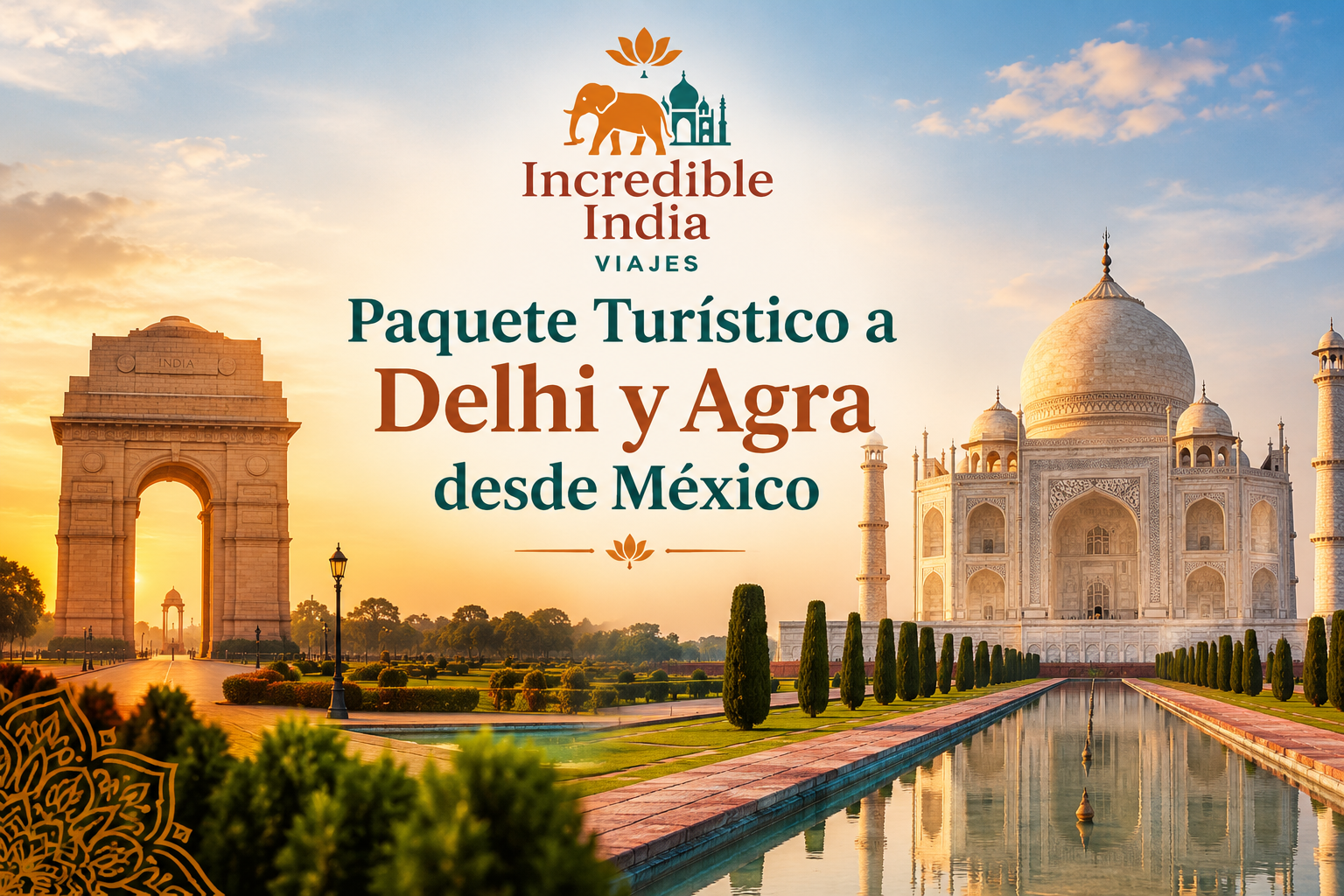 Paquete turístico a Delhi y Agra desde México
