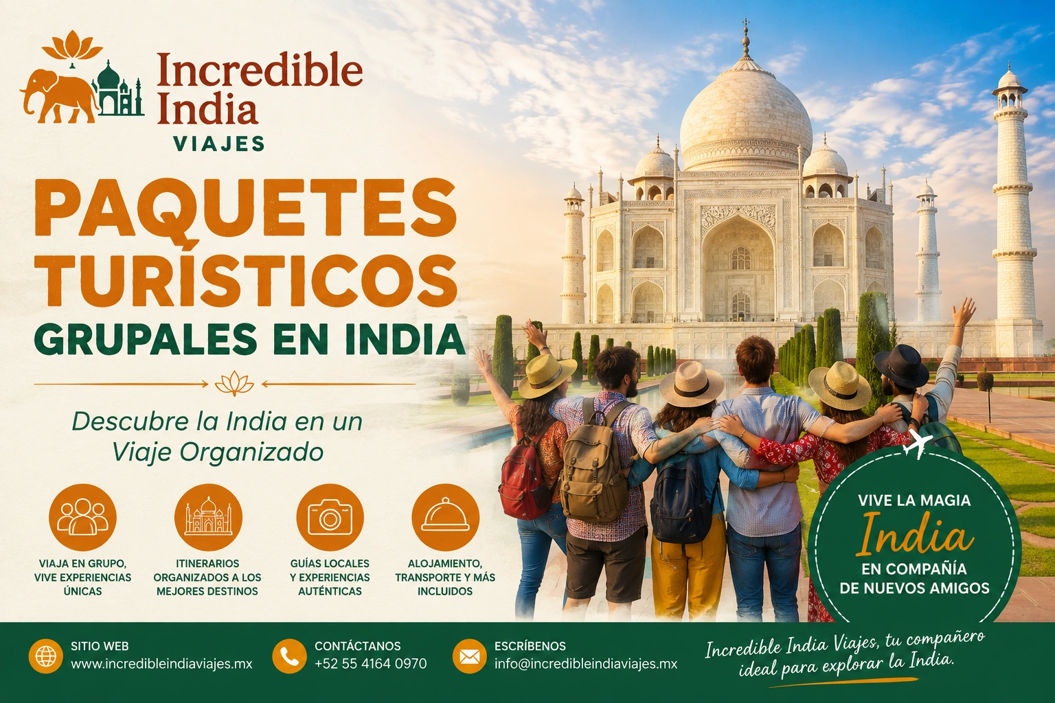 Paquetes Turísticos Grupales en India