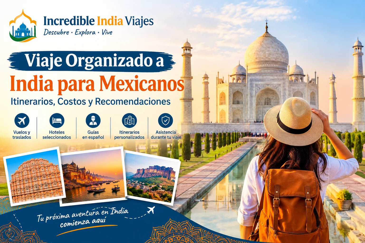 viaje organizado a India para mexicanos